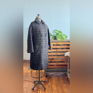 Vintage boucle winter coat